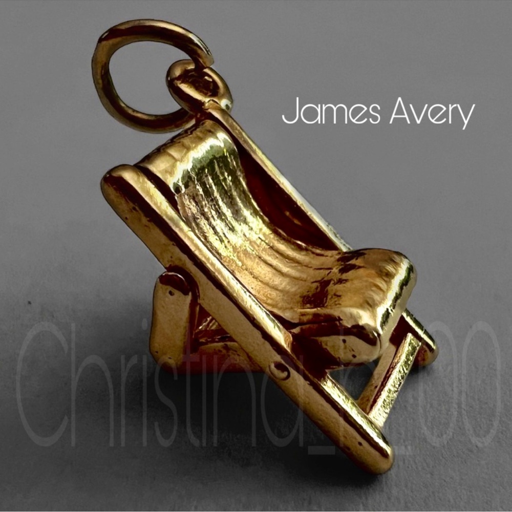 ULTRA rare 14k gold James Avery lawn chair charm COLLECTOR ITEM